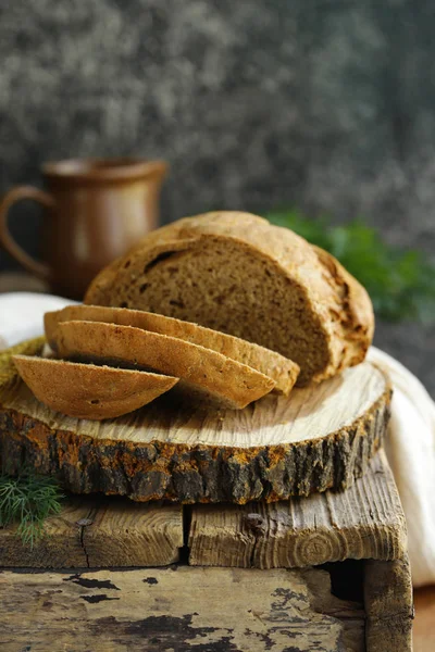 Rye Organic Homemade Bread — Stock Photo, Image