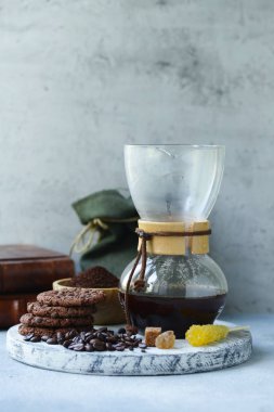 kemex yapılan kahve natürmort