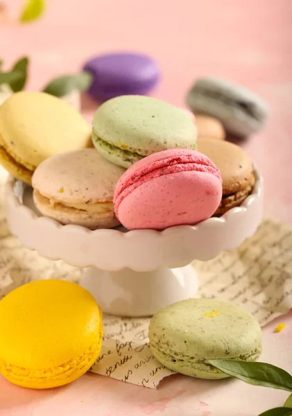Macaroons Frans Traditioneel Dessert — Stockfoto