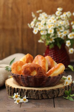 ev yapımı kızarmış turta, rustik tarzı