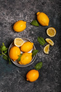 taze doğal organik meyve limon