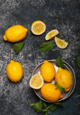 taze doğal organik meyve limon