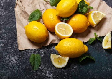 taze doğal organik meyve limon