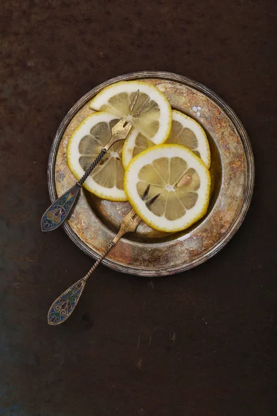 Натуральный Органический Лимон — стоковое фото