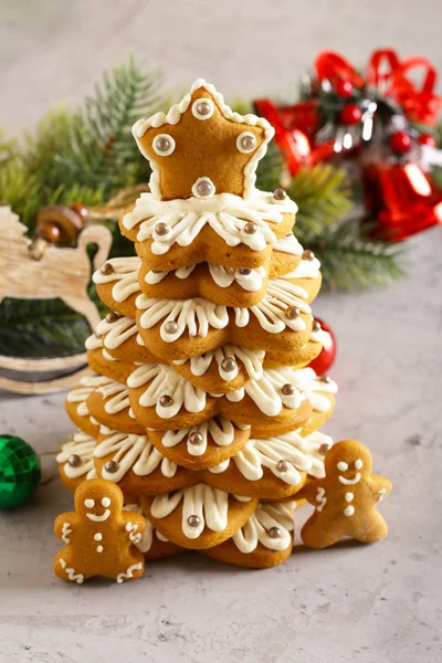 Boże Narodzenie Gingerbread Cookie Wakacje — Zdjęcie stockowe
