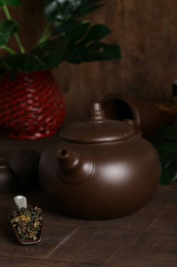 tören yeşil çay için çay seti