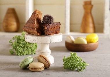 Süper çikolata kek, çeşitli Brownie