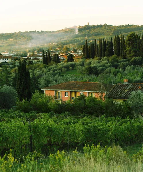 Paisajes Arquitectura Jardines Italianos Hermosas Vistas —  Fotos de Stock