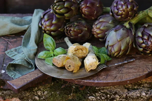 Salata Konserve Için Doğal Mor Sebzeler — Stok fotoğraf