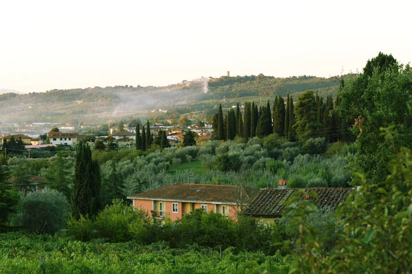 Paisajes Arquitectura Jardines Italianos Hermosas Vistas —  Fotos de Stock