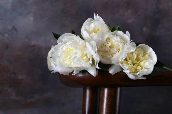 Natures Mortes Pivoines Fleurs Pour Fond Décoration — Photo