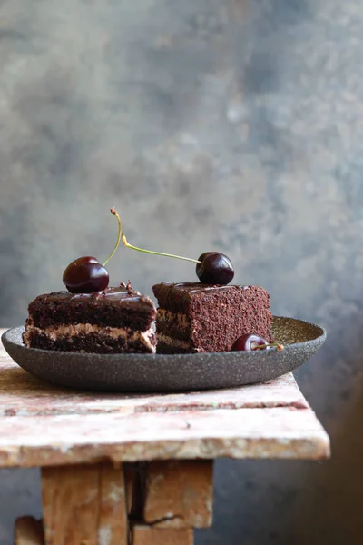 Chocolate Cake Dessert Treat — Stock Photo, Image