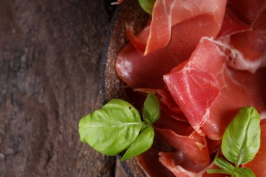 İtalyan aperatifi prosciutto ham antipasto