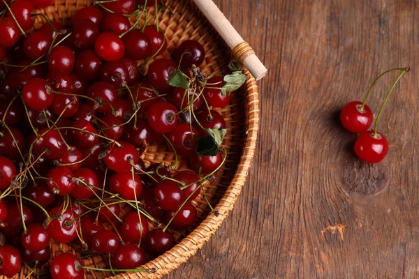 Rijpe Biologische Bessenkers Tafel — Stockfoto