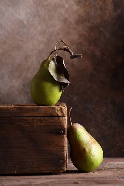 Still Life Ripe Organic Fruit Pear — Stock Photo, Image
