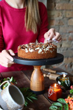 Fındıklı çikolatalı pasta.