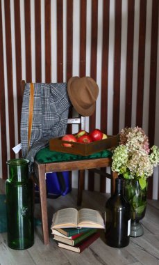 Sonbahar tarzında bir yaşam sandalyesi