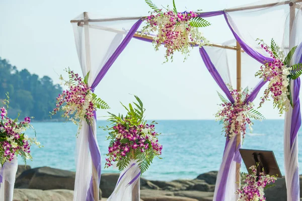 Hochzeit Strand Von Thailand — Stockfoto