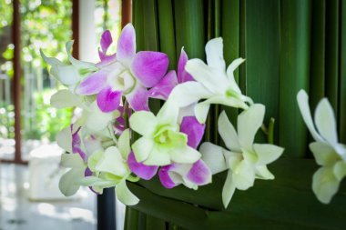 Tayland bir düğün töreninde çiçek aranjman.