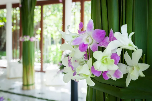 Квіткова Композиція Церемонії Весілля Таїланді — стокове фото
