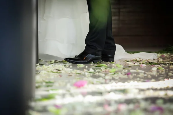 Blomsterarrangemang Ett Bröllop Thailand — Stockfoto