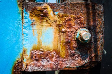 Eski çürümüş feribot koh Samui Tayland