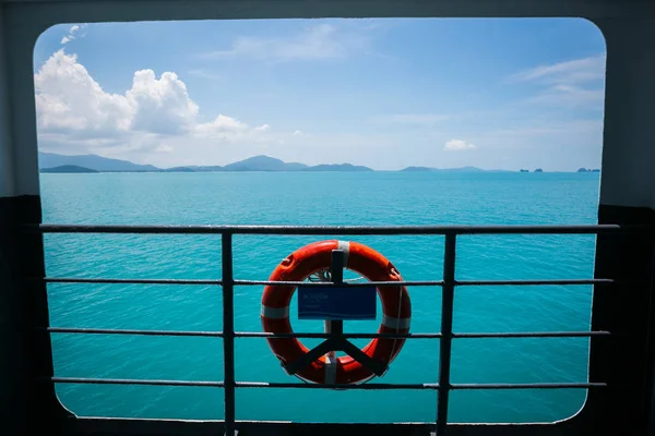 Koh Samui Feribota Görüntüleyin — Stok fotoğraf