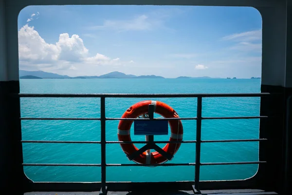 Koh Samui Feribota Görüntüleyin — Stok fotoğraf