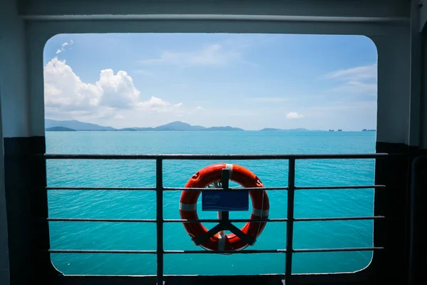 Koh Samui Feribota Görüntüleyin — Stok fotoğraf