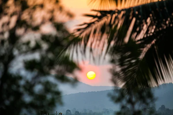 Solen går upp på morgonen. — Stockfoto