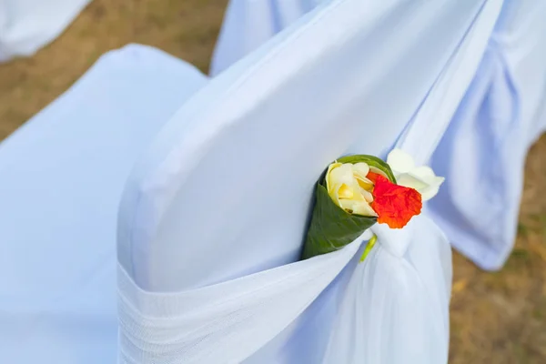 Detalle de configuración de boda — Foto de Stock