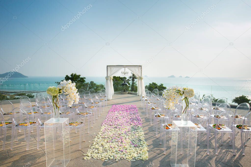 Beautiful wedding ceremony 