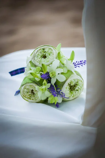 新娘捧花的特写镜头. — 图库照片