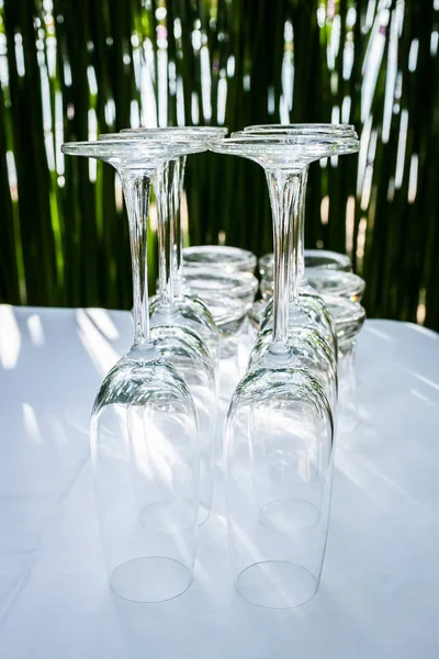 Dinner set. Fork, knife and spoon on the table — Stock Photo, Image