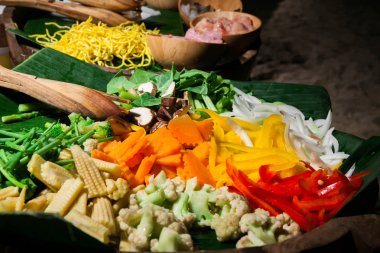 Gıda düğün yemeği için hazırlanmıştır. 