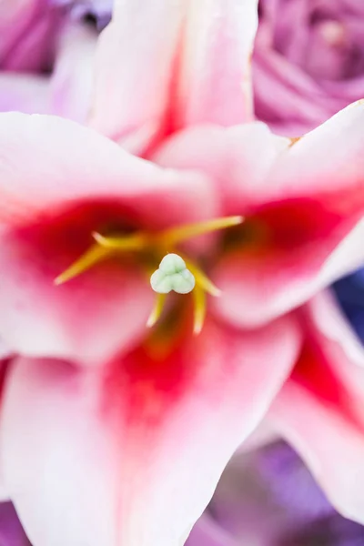 Bloemen Arrangement Bij Een Ceremonie Van Het Huwelijk Thailand — Stockfoto