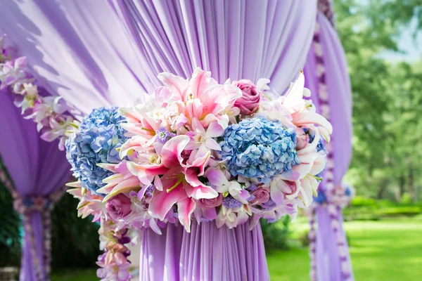 Цветочная Композиция Свадебной Церемонии Таиланде — стоковое фото