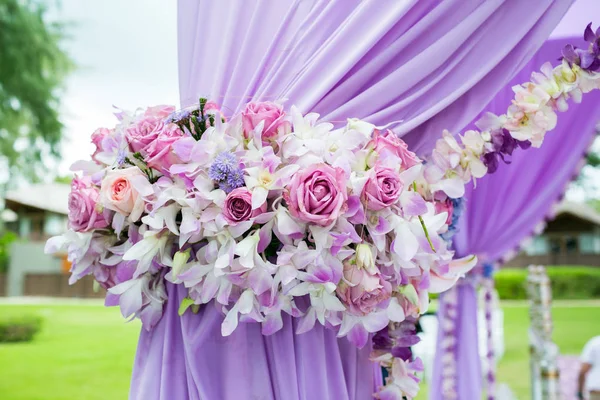 Klomb Ceremonii Ślubnej Tajlandii — Zdjęcie stockowe