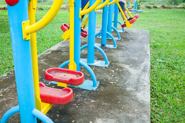 Kinderspielplatz Der Schule Thailand Selektiver Fokus — Stockfoto