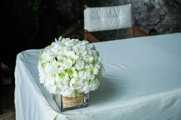 Chair Setup Thai Setup Wedding Ceremony Beach — Stock Photo, Image