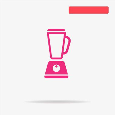 Blender simgesi. Vektör konsept illüstrasyon tasarımı için.