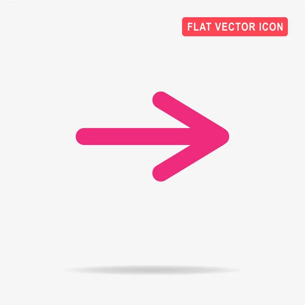 Значок Стрілкою Векторна Концепція Ілюстрація Дизайну — стоковий вектор