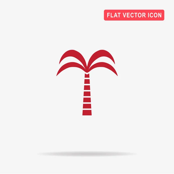 Icono Palma Ilustración Del Concepto Vectorial Para Diseño — Vector de stock