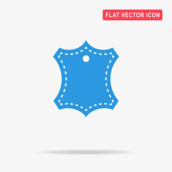 Icono Cuero Ilustración Del Concepto Vectorial Para Diseño — Vector de stock