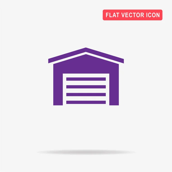 Garage Pictogram Vectorillustratie Concept Voor Ontwerp — Stockvector