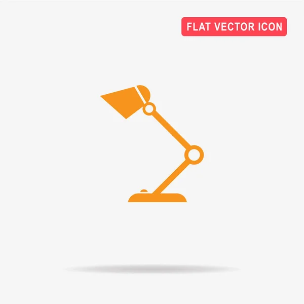 Tischlampen Symbol Vektor Konzept Illustration Für Design — Stockvektor