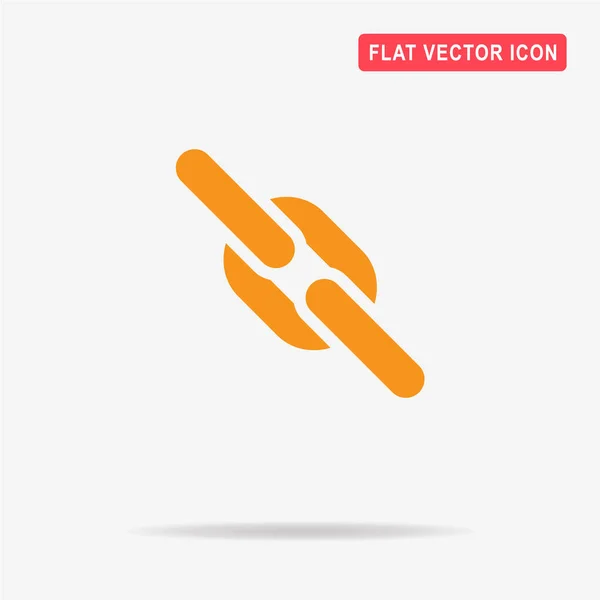 Link Icon Vector Concept Illustration Design — Stock Vector