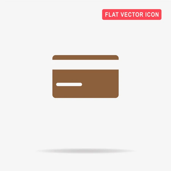 Credit Card Icon Vector Concept Illustration Design — Stock Vector