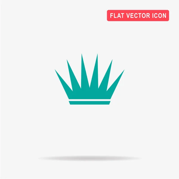 Het Pictogram Van Kroon Vectorillustratie Concept Voor Ontwerp — Stockvector