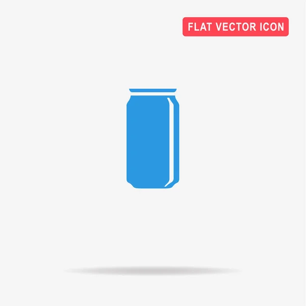 Сода Може Піктограмувати Векторна Концепція Ілюстрація Дизайну — стоковий вектор